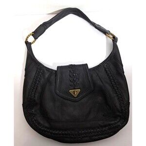 Wilsons Leather Hoho Bag Purse Pebbled Leather Shoulder Bag Western 90s Boho Y2K